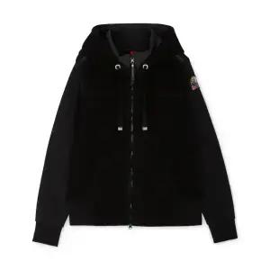파라점퍼스 여성 로고 패치 블랙 후드집업 PWFLPF33 541