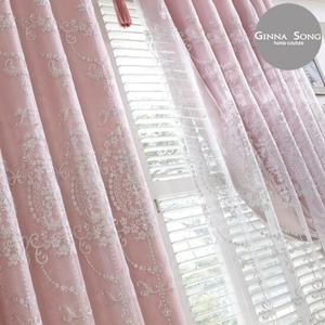 지나송 뮤 웨딩레이스 이중암막커튼 풀세트 대형