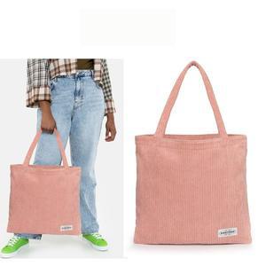 갤러리아 이스트팩 코듀로이 에코백 찰리 연핑크  EMCBS04 U80