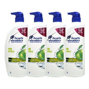 헤드앤숄더 애플프레쉬 샴푸 850ml X 4개 / 애플향