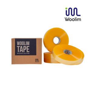 우림 자동 기계테이프 박스테이프 경포장용 투명 1000m 5개