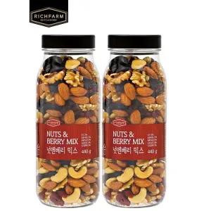 [리치팜너트]넛엔베리믹스넛 440g 2통