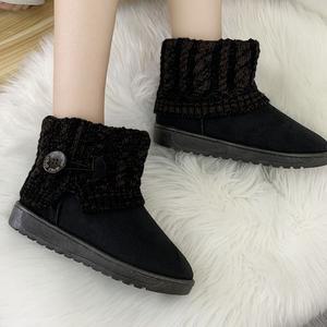 여성 방한부츠 털부츠 도톰한 퍼안감 미끄럼방지 보온 겨울신발 3색상