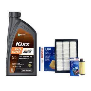 킥스 파오 PAO C2C3 0W30_1L 가솔린 디젤 LPG 100%합성엔진오일/보쉬필터