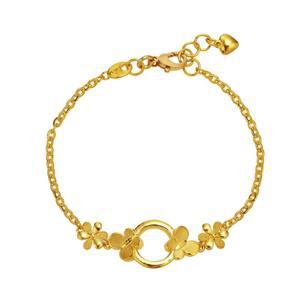 갤러리아 여자 순금 팔찌 체인 써클 꽃 24K 11.25g 18K장식