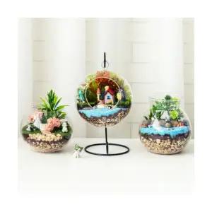 테라리움 향기나는 인테리어 화분 만들기 DIY 키트