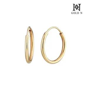 [골드앤]골드앤 14K 심플링  귀걸이 15mm