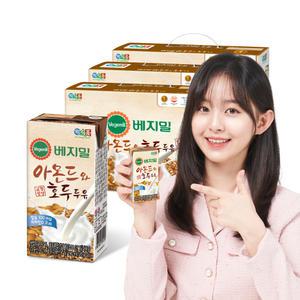 정식품 베지밀 아몬드와 호두 두유 190ml 72팩