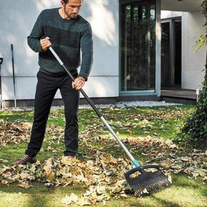 셀파스트 스탠딩형 낙엽/잔디갈퀴 나뭇잎모으기 핸들길이 1650mm 헤드폭 430mm/525mm(교체가능)