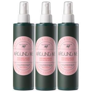 어라운드미 퍼퓸드 아르간 헤어 워터스프레이 200ml X3개 / 슈퍼하드 강력 세팅