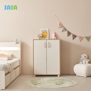 사사가구 레이나 800 유아동옷장 도어형 행거(원목발통제외)