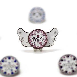 여자볼마커 큐빅볼마크 볼클립 골프모자클립 퍼팅마커