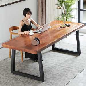 우드슬랩 테이블 카페 대형 원목 통나무 학원 책상