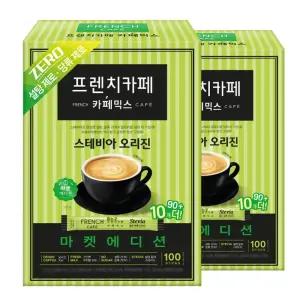 남양 프렌치카페 스테비아 커피믹스 오리진 100개입(90개+10개) X 2개 총200T /최근제조 신상