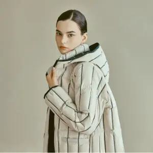 [XIX] 퀼티드 롱 덕 다운 후드 점퍼_XIJDD4V01B