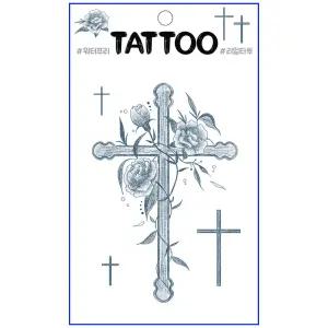 타투스티커 TS-027십자가 물없이10초완성 문신 51종