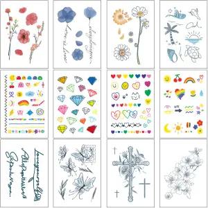 타투스티커 물없이10초완성 문신 리얼타투 51종 쁘띠팬시