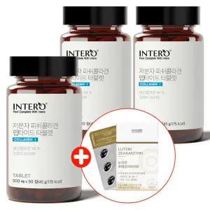 인테로 피쉬콜라겐 펩타이드 3개 고함량 저분자 어류 생선 콜라겐 이너뷰티