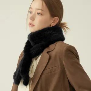 [최초가189,000원]밍크100 머플러 목도리_KSAC231001