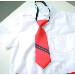 테잎 빨강곤줄 아동 유아 주니어 어린이 넥타이