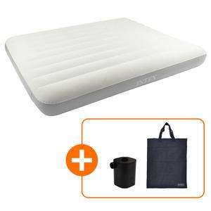 인텍스 듀라빔 에어매트 아이보리+미니 무선펌프+전용가방 세트