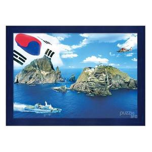 [제이큐]대한민국 독도 액자포함 500피스퍼즐 PL865s