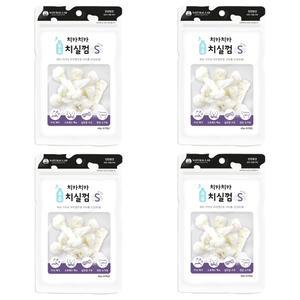 치카치카 우유 치실껌 S 강아지 치석제거 껌 X 4개