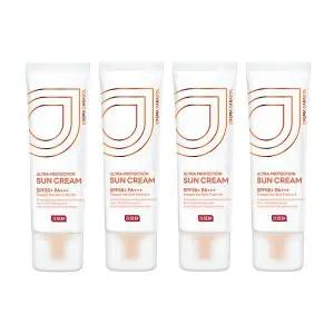 [하프클럽/] 울트라 프로텍션 달팽이 톤업 썬크림 50ml (4개)