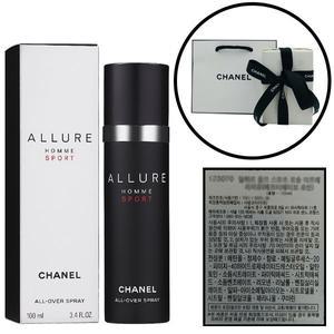 샤넬 알뤼르 옴므 스포츠 올 오버 스프레이 100ml