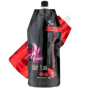 본 퍼펙트퓨전 5분 퀵스피드 오징어먹물 염색약 450ml