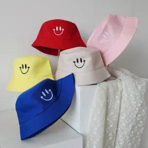 어린이집 생일 답례품 유치원 선물 어린이날 단체 스마일 버킷햇 아동용 벙거지모자