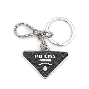 삼각로고 2PP080 053 F0002 사피아노 가죽 키링 키홀더