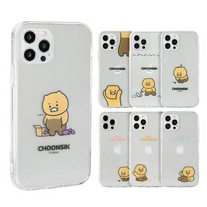 카카오 춘식이 투명강화케이스 갤럭시S24플러스 S926