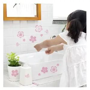 (환타스틱스) 그래픽s 핑크꽃송이 GDT-953/인테리어/스티커형/장식/데코/꾸밈/꾸미기/다용도/시트지