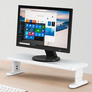 4단 높이 조절 스탠드 컴퓨터 모니터 받침대 싱글, 듀얼 2종 화이트 블랙