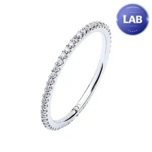 [한국금다이아몬드] 18K 랩 다이아몬드 이터니티 반지 1.0mm 랩다이아