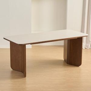 [삼익가구][SSG특가]모이르 포세린 세라믹 6인용 원목 식탁 1800 테이블