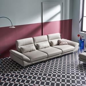 [다우닝]시엘 4인 스윙 전체 천연가죽 소파