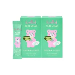 노티드 면역엔 촉촉 알로에 젤리 스틱 2박스   먹는 알로에겔 이뮨 알로에베라