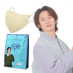 이비에 더세로 새부리형 대형 마스크 성인용 KF80, 30개입, 아이보리, 1개 one o