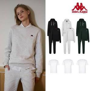 [카파][비노출특가 4종특가] 후드집업+맨투맨 셋업 여성 4종세트 3컬러 택1