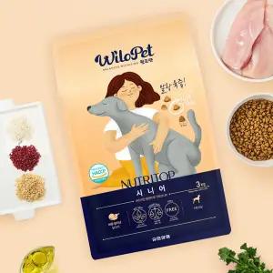윌로펫 뉴트리탑 시니어 1.2kg 소프트 강아지 사료