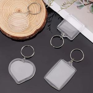 (디자인:정사각형)증사키링 사진 투명 액자 키링 6종키링만들기 증명사진