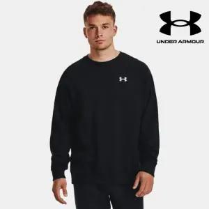 [롯데백화점]언더아머 남여공용 부드러운 로고 기모 맨투맨 UA 라이벌 플리스 크루 1382295-001