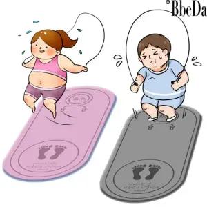 [빼다]실내 줄없는 줄넘기 방음방진 TPE 요가 운동 매트