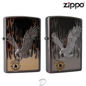 지포라이터 250-18 IN TO THE FLAME+심지+돌+오일133ML