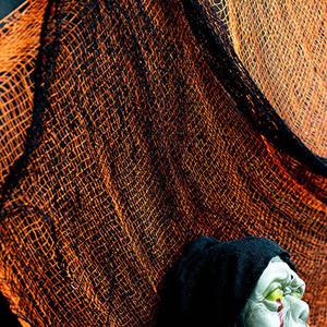 할로윈장식천(블랙)거미줄장식