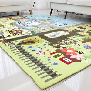 키즈 교통놀이 극세사러그 150x200cm