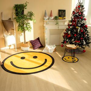 스마일러그 먼지없는 단모 러그 워셔블 타원형