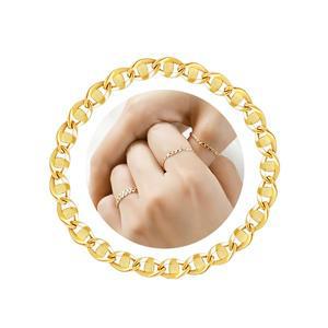 [니지쥬얼리] 14K GOLD 모던 체인반지